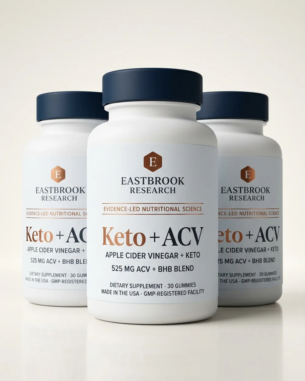 Keto + ACV Gummies 3-bottle supply