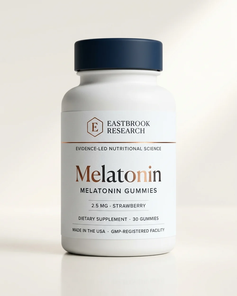 Eastbrook Research Strawberry Melatonin Gummies