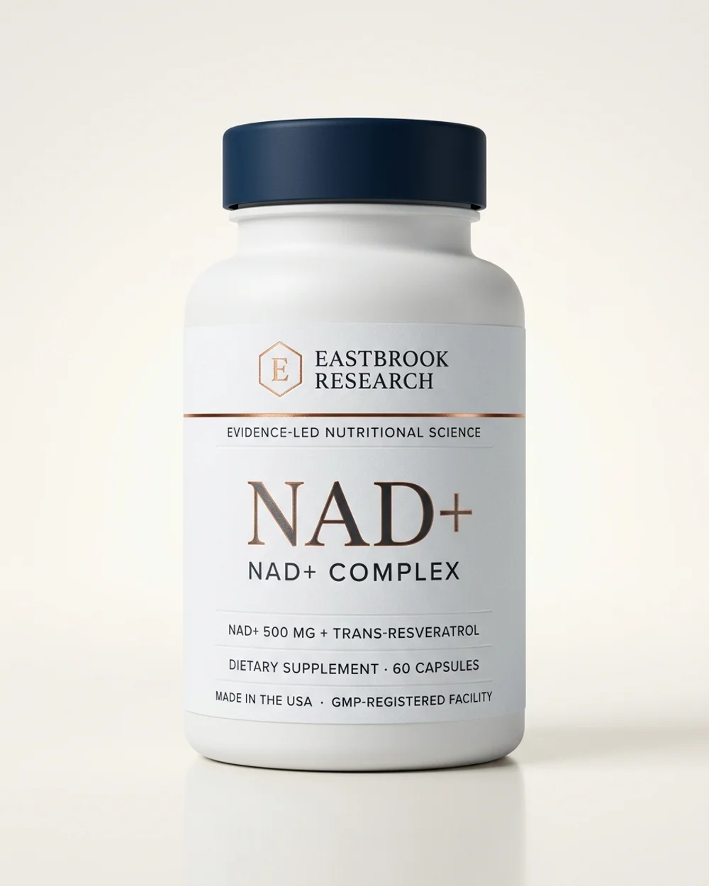 Eastbrook Research NAD+ Capsules with trans-resveratrol