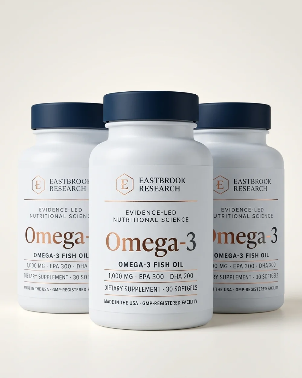 Omega-3 Fish Oil 3-bottle supply