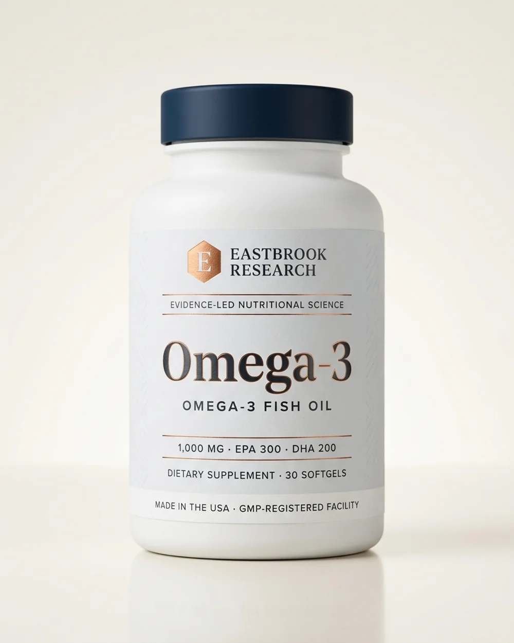 Eastbrook Research Omega-3 Fish Oil with EPA and DHA