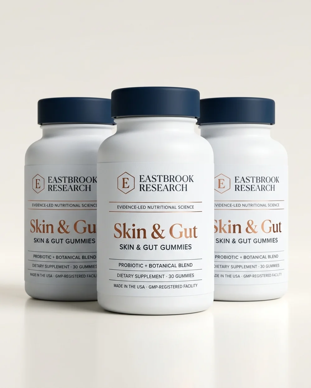 Skin & Gut Gummies 3-bottle supply