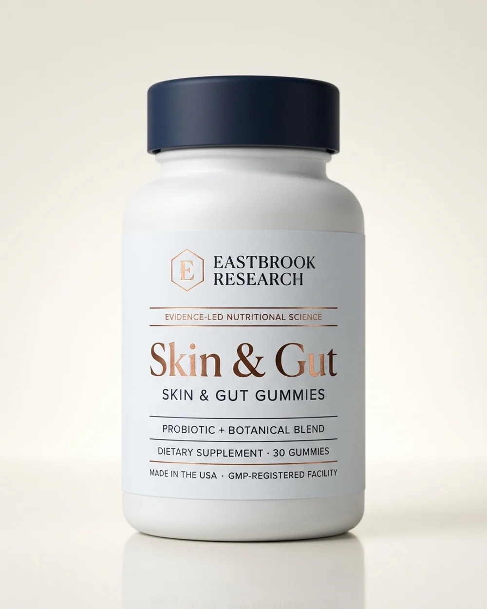 Eastbrook Research Skin & Gut Gummies cherry flavor